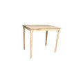 Finefabrics Solid Wood Top Table Turned Legs FI320058